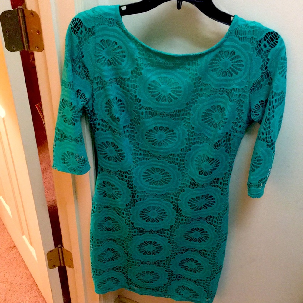 Teal dress